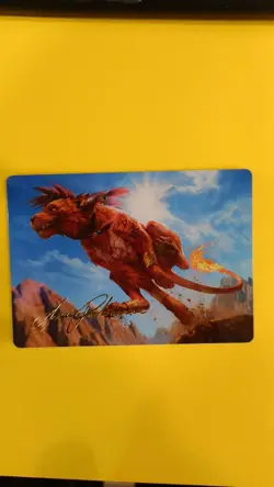 GOLD SIGNATURE Red XIII Proud Warrior Art Card - Art Series: FINAL FANTASY 30/53 - Image 1