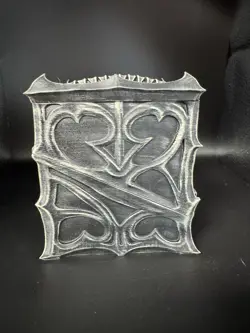 Gothic Bone Deck Box – MTG Commander Card Storage Case – Hand Painted Fantasy - Image 4