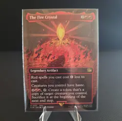 Magic The Gathering The Fire Crystal (Borderless) Final Fantasy Regular - Image 1
