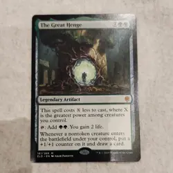 Magic: The Gathering The Great Henge Mythic Legendary Artifact Eldraine #161 - Image 1