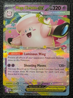 Mega Clefable ex 031/088 - Double Rare - Pokemon TCG: Perfect Order - English NM - Image 1