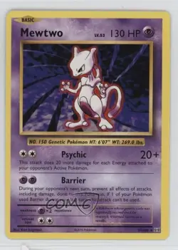Mewtwo Holo Pokemon XY Evolutions 20th Anniversary #51 - Image 1