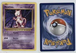 Mewtwo Holo Pokemon XY Evolutions 20th Anniversary #51 - Image 3