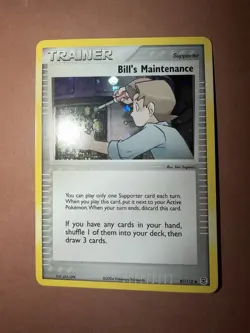 Pokemon Card - Bill's Maintenance FireRed & LeafGreen 87/112 Reverse Holo NM/LP - Image 1
