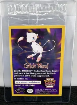 SEALED Catch Mew Pokemon Card BLACK STAR PROMO Movie Promo *RARE* - Image 1