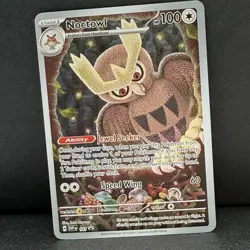 Pokemon TCG Noctowl SVP 141 Black Star Promo Stellar Crown ETB Exclusive NM - Image 2