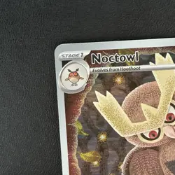 Pokemon TCG Noctowl SVP 141 Black Star Promo Stellar Crown ETB Exclusive NM - Image 5