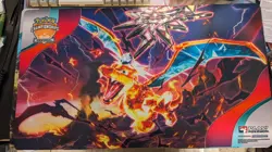 Charizard Official Regionals Pokemon Play! Mat - Tera Charizard - Image 1