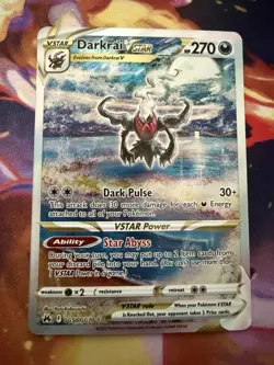 Darkrai VSTAR GG50/GG70 - Crown Zenith Galarian Gallery Pokemon TCG NM - Image 1
