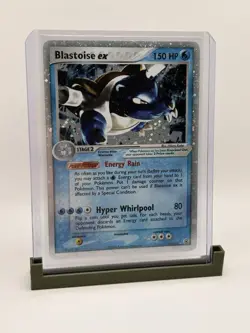 Pokemon TCG Blastoise EX 104/112 FireRed & LeafGreen Holo Card LP Condition - Image 1