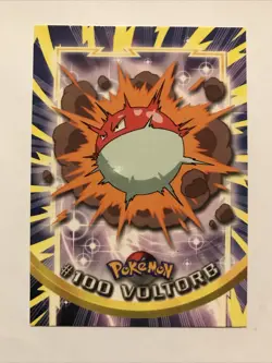 Voltorb #100 2000 Topps Pokemon TCG Blue Logo TV Animation Edition - Image 1