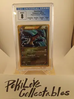 CGC 8) 2013 Pokemon B & W Garchomp Plasma Freeze #120 NM-MT POP 1 Secret Rare - Image 1
