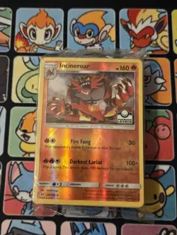 Incineroar 26/149 Sun & Moon Base Set League Promo x40 Crosshatch Pokemon Sealed - Image 1