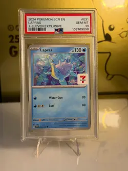 2024 Pokemon Lapras 7-Eleven Exclusive Promo PSA 10 Gem Mint #031 - Image 1