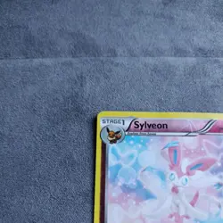 Pokemon Card TCG Sylveon 72/111 XY Furious Fists Cracked Ice Holo Rare 2014 - Image 3