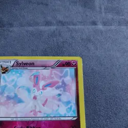 Pokemon Card TCG Sylveon 72/111 XY Furious Fists Cracked Ice Holo Rare 2014 - Image 4