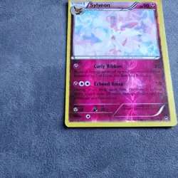 Pokemon Card TCG Sylveon 72/111 XY Furious Fists Cracked Ice Holo Rare 2014 - Image 5