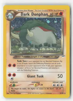 #Dark Donphan #003/105 Holo Rare Near Mint or Better Pokemon - Image 1