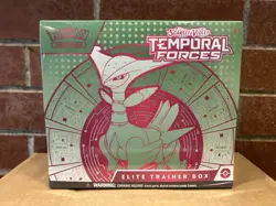 Pokemon TCG SV Temporal Forces Iron Leaves Elite Trainer Box ETB New Sealed! - Image 1