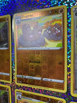 Pokemon TCG Sword & Shield Reverse Holo: 093/202 Dugtrio; 092/202 Diglett - Image 4