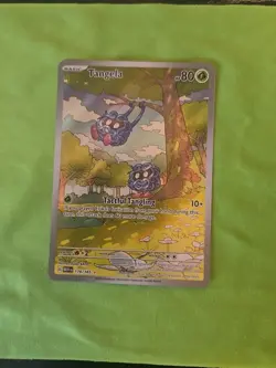 Pokemon TCG Tangela Illustration Rare Scarlet & Violet 151 Holo Card 178/165 NM - Image 1