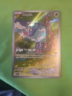 Pokemon TCG Tangela Illustration Rare Scarlet & Violet 151 Holo Card 178/165 NM - Image 3