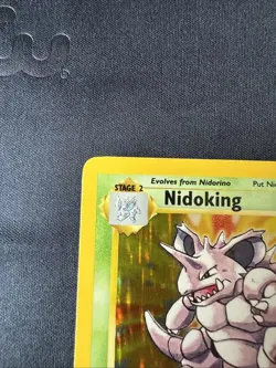 Pokemon Nidoking Holo Shadowless Base Set 11/102 NM 1999 WOTC Rare Vintage - Image 2