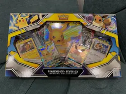 #2 Pokemon Pikachu GX & Eevee GX Special Collection Box SEALED - Image 1