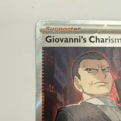 Pokemon TCG Giovanni's Charisma 197/165 LP Ultra Rare SV: Scarlet & Violet 151 - Image 5