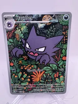 Pokemon Haunter Me: Mega Evolution Promo Illustration Rare Holo 027 Battle Deck - Image 1