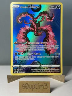 Pokemon Galarian Moltres SWSH284 Sword & Shield Black Star Promo Holo Rare NM/M - Image 1