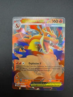 Mega Charizard Y EX 22/217 Ascended Heroes Double Rare Holo Pokemon TCG 2026 NM - Image 4