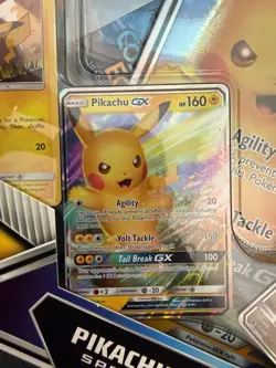 #1 Pokemon Pikachu GX & Eevee GX Special Collection Box SEALED PSA 10 Contender - Image 3