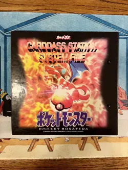 Pokemon Carddass Station System File Japanese Vintage Binder Pikachu Charizard - Image 2