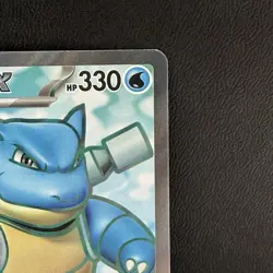 Pokemon TCG Blastoise ex 184/165 NM Scarlet & Violet 151 Rare Full Art Holo - Image 4