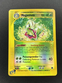 Meganium Reverse Holo 54/165 Expedition Base Set Pokemon 2002 LP - Image 1