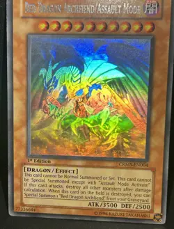 YuGiOh Red Dragon Archfiend/Assault Mode CRMS-EN004 1st Edition Ghost Rare LP 👻 - Image 1