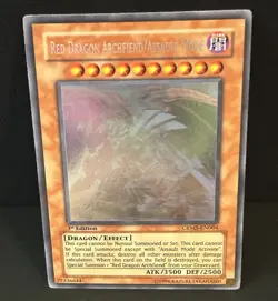 YuGiOh Red Dragon Archfiend/Assault Mode CRMS-EN004 1st Edition Ghost Rare LP 👻 - Image 4