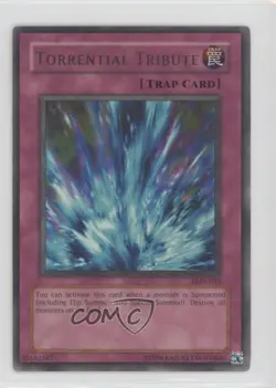 Torrential Tribute Unlimited YuGiOh Labyrinth of Nightmare #LON-025 2003 - Image 1