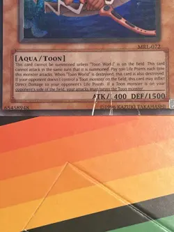 Yugioh! HP Toon Mermaid - MRL-072 - Ultra Rare - Unlimited Edition x1 - Image 2