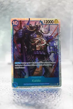Kaido OP04-044 SR One Piece Kingdoms of Intrigue Foil Near Mint NM - Image 1