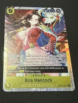 Bandai Boa Hancock OP14-112 One Piece CCG Character Foil Special 10000 HP - Image 1