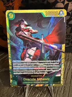 Dracule Mihawk SEC OP14-119 The Azure Sea's Seven Foil One Piece - Image 1
