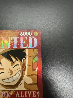 ONE PIECE Card Game Monkey D. Luffy ST01-012 SR SP Wanted Mighty Enemies - Image 5