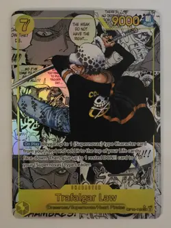 Trafalgar Law OP10-119 Manga Parallel Royal Blood One Piece Card - Image 1