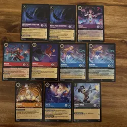 Disney Lorcana uber 400 Karten Sammlung Set 9 Bulk Promos Foils Deutsch - Image 2