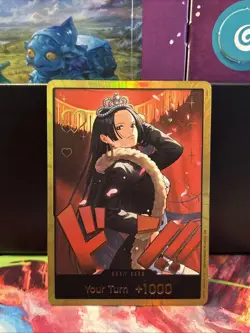 DON!! Card (Boa Hancock) (Gold) Extra Booster: One Piece Heroines Edition Foil - Image 1
