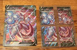 Pokemon Mewtwo V-UNION Holo Card Lot (5 Cards, Sword & Shield Set, English) - Image 1