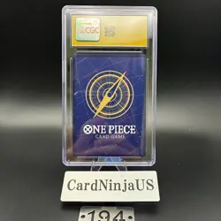 CGC 10 PRISTINE Usopp Parallel ST01-002 C 25th Edition ONE PIECE Card Game 194 - Image 2