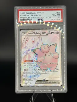 Lillie's Clefairy ex 195 Sv: Scarlet & Violet Promo Cards Holo - Image 1